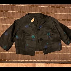 Vintage 100%Silk 50s-60s Crop Jacket